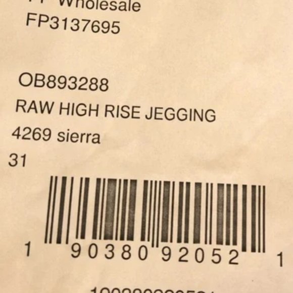 Free People High Rise Jeggings NWT size 31 - Picture 3 of 6